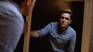 Transgender man struggling with gender dysphoria
